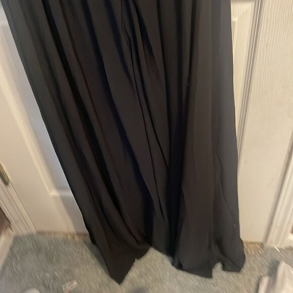 Love X Design Black Athena Deep Vneck Maxi Dress Size Large - Picture 7 of 8